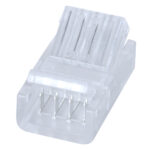 GloboStar® 70688 Ενωτικός Σύνδεσμος για Πολύχρωμη Ταινία LED 10mm 4 PIN σε Καλώδιο Τροφοδοσίας Ατερμάτιστο 4 PIN Μ2.1 x Π1.3 x Υ0.7cm Διάφανο - Image 2