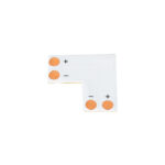 GloboStar® 70705 Connector L El για Όλες τις Μονόχρωμες Ταινίες LED 10-12mm M2 x Π2 x Y0.1cm - Image 2