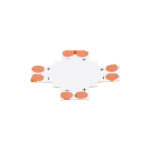 GloboStar® 70707 Connector + Cross για Όλες τις Μονόχρωμες Ταινίες LED 8mm M2.4 x Π2.4 x Y0.4cm - Image 2