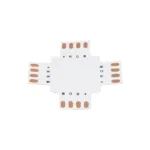 GloboStar® 70709 Connector + Σταυρός για RGB Ταινίες LED 7.2 & 14.4 Watt - Μ3 x Π3 x Υ0.1cm - Image 2