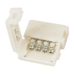 GloboStar® 70712 Ταχυσύνδεσμος 2 Ταινιών LED RGB - I Connector για Όλες τις LED Ταινίες DC-12-24V 10mm RGB - Image 2