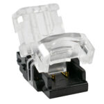GloboStar® 70716 Αδιάβροχος Ταχυσύνδεσμος Ένωσης IP65 - Strip To Cable Connector για Ένωση 1 x Μονόχρωμης Αδιάβροχης Ταινίας LED Πλάτους 8mm με 1 x Καλώδιο Τροφοδοσίας - Image 2