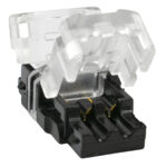 GloboStar® 70716 Αδιάβροχος Ταχυσύνδεσμος Ένωσης IP65 - Strip To Cable Connector για Ένωση 1 x Μονόχρωμης Αδιάβροχης Ταινίας LED Πλάτους 8mm με 1 x Καλώδιο Τροφοδοσίας - Image 3