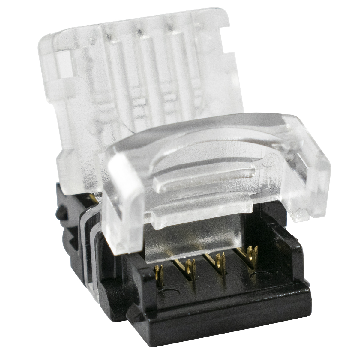 GloboStar® 70724 Αδιάβροχος Ταχυσύνδεσμος Ένωσης IP65 - Strip To Cable Connector για Ένωση 1 x RGB Αδιάβροχης Ταινίας LED Πλάτους 10mm με 1 x Καλώδιο Τροφοδοσίας - Image 2