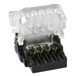 GloboStar® 70724 Αδιάβροχος Ταχυσύνδεσμος Ένωσης IP65 - Strip To Cable Connector για Ένωση 1 x RGB Αδιάβροχης Ταινίας LED Πλάτους 10mm με 1 x Καλώδιο Τροφοδοσίας - Image 3