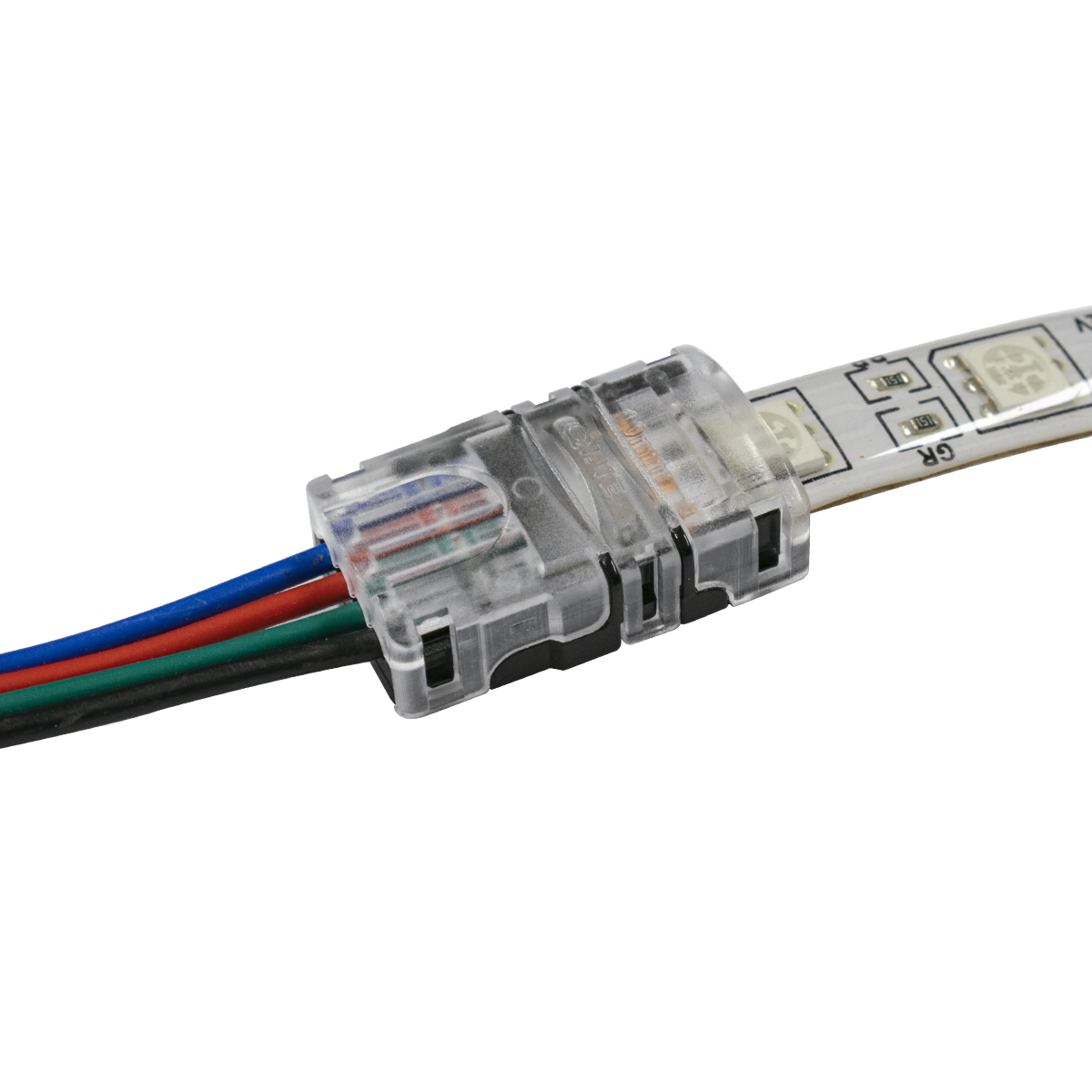 GloboStar® 70724 Αδιάβροχος Ταχυσύνδεσμος Ένωσης IP65 - Strip To Cable Connector για Ένωση 1 x RGB Αδιάβροχης Ταινίας LED Πλάτους 10mm με 1 x Καλώδιο Τροφοδοσίας - Image 4
