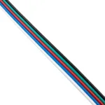 GloboStar® 70737 Εύκαμπτο Πλακέ Καλώδιο 1m RGBW 5 x 0.75mm² - Image 2