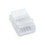 GloboStar® 70757 Ενωτικός Σύνδεσμος για Πολύχρωμη Ταινία LED RGBW 12mm 6 PIN σε Πολύχρωμη Ταινία LED RGBW 12mm 5 PIN Μ2.5 x Π1.5 x Υ1cm Διάφανο - Image 2