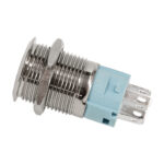 GloboStar® 70771 LED Φωτιζόμενος Διακόπτης Χωνευτός - Μπουτόν On/Off Ανοξείδωτος AC 220-240V Αδιάβροχο IP67 Φ18mm με Angel Eye Κόκκινο - Image 5