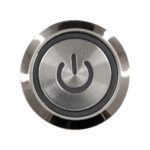 GloboStar® 70780 LED Φωτιζόμενος Διακόπτης Χωνευτός - Μπουτόν On/Off Ανοξείδωτος DC 12V με Angel Eye Αδιάβροχο Φ18mm IP67 Ψυχρό Λευκό 6000K - Image 4