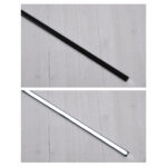 GloboStar® SURFACE-PROFILE 70806-2M Προφίλ Αλουμινίου - Βάση & Ψύκτρα Ταινίας LED με Μαύρο Φιμέ Κάλυμμα - Επιφανειακή Χρήση - Πατητό Κάλυμμα - Μαύρο - 2 Μέτρα - Πακέτο 5 Τεμαχίων - Μ200 x Π1.6 x Υ0.7cm - Image 4