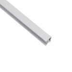 GloboStar® GLASSBOARD-PROFILE 70808-3M Προφίλ Αλουμινίου - Βάση & Ψύκτρα Ταινίας LED με Λευκό Γαλακτερό Κάλυμμα - Χρήση για Μοριακό Φωτισμό Γυαλιού Πάχους 8mm - Πατητό Κάλυμμα - Ασημί - 3 Μέτρα - Πακέτο 5 Τεμαχίων - Μ300 x Π1.1 x Υ1.7cm - Image 4