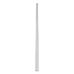 GloboStar® SURFACE-PROFILE 70809-2M Προφίλ Αλουμινίου - Βάση & Ψύκτρα Ταινίας LED με Λευκό Γαλακτερό Κάλυμμα - Επιφανειακή Χρήση - Πατητό Κάλυμμα - Ασημί - 2 Μέτρα - Πακέτο 5 Τεμαχίων - Μ200 x Π2.4 x Υ1.1cm