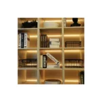 GLOBOSTAR® ALP-R-SHELF DODA 70814-1M Χωνευτό Προφίλ Αλουμινίου Ειδικό για Φωτισμό Ραφιού 18mm με Λευκό Γαλακτερό Πατητό Κάλυμμα για Ταινίες LED IP20 - Ασημί - Μ100 x Π1.5 x Υ2cm - Image 11