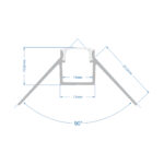 GloboStar® PLASTERBOARD-PROFILE 70821-3M Προφίλ Αλουμινίου - Βάση & Ψύκτρα Ταινίας LED με Λευκό Γαλακτερό Κάλυμμα - Χωνευτή Γωνιακή Χρήση σε Εξωτερική Γωνία Γυψοσανίδας - Trimless - Πατητό Κάλυμμα - Ασημί - 3 Μέτρα - Πακέτο 5 Τεμαχίων - Μ300 x Π4.5 x Υ2cm - Image 6