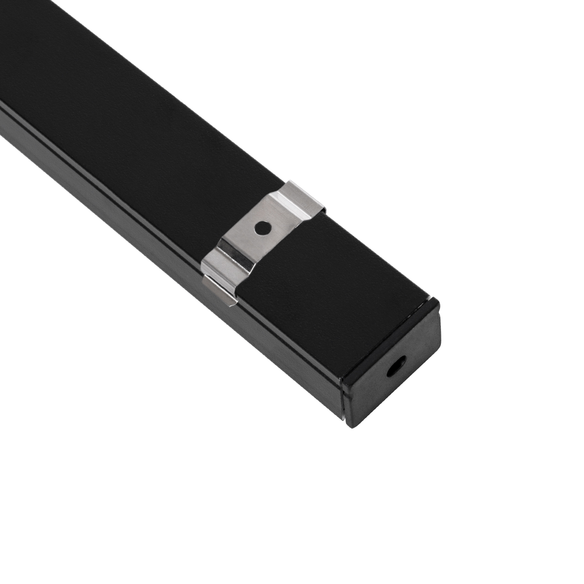 GloboStar® SURFACE-PROFILE 70825-1M Προφίλ Αλουμινίου - Βάση & Ψύκτρα Ταινίας LED με Λευκό Γαλακτερό Κάλυμμα - Επιφανειακή Χρήση - Πατητό Κάλυμμα - Μαύρο - 1 Μέτρο - Μ100 x Π3 x Υ2cm - Image 5