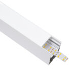 GloboStar® SURFACEPENDANT-PROFILE 70827-3M Προφίλ Αλουμινίου - Βάση & Ψύκτρα Ταινίας LED με Λευκό Γαλακτερό Κάλυμμα - Επιφανειακή & Κρεμαστή Χρήση - Πατητό Κάλυμμα - Λευκό - 3 Μέτρα - Μ300 x Π5 x Υ7cm - Image 3