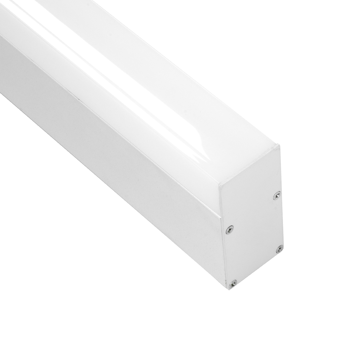 GloboStar® SURFACEPENDANT-PROFILE 70831-1M Προφίλ Αλουμινίου - Βάση & Ψύκτρα Ταινίας LED με Λευκό Γαλακτερό Κάλυμμα - Επιφανειακή & Κρεμαστή Χρήση - Πατητό Κάλυμμα - Λευκό - 1 Μέτρο - Μ100 x Π3.5 x Υ7.4cm