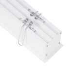 GloboStar® RECESS-PROFILE 70833-1M Προφίλ Αλουμινίου - Βάση & Ψύκτρα Ταινίας LED με Λευκό Γαλακτερό Κάλυμμα - Χωνευτή Χρήση - Πατητό Κάλυμμα - Λευκό - 1 Μέτρο - Μ100 x Π7.5 x Υ7cm - Image 4