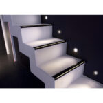 GloboStar® STAIR-PROFILE 70842-3M Προφίλ Αλουμινίου - Βάση & Ψύκτρα Ταινίας LED με Λευκό Γαλακτερό Κάλυμμα - Χρήση σε Σκαλοπάτια - Πατητό Κάλυμμα - Ασημί - 3 Μέτρα - Μ300 x Π8 x Υ3.2cm - Image 8