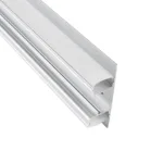 GLOBOSTAR® ALP-WALL-UPDOWN CONCEALED 70844-1M Επιφανειακό Προφίλ Αλουμινίου Ειδικό για Δημιουργία Κρυφού Φωτισμού Up & Down με Λευκό Γαλακτερό Πατητό Κάλυμμα για Ταινίες LED IP20 - Ασημί - Μ100 x Π5 x Υ1.7cm - Image 5