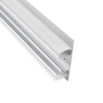 GloboStar® SURFACE-PROFILE 70844-3M Προφίλ Αλουμινίου - Βάση & Ψύκτρα Ταινίας LED με Λευκό Γαλακτερό Κάλυμμα - Επιφανειακή Χρήση Δημιουργίας Κρυφού Φωτισμού Πάνω/Κάτω - Πατητό Κάλυμμα - Ασημί - 3 Μέτρα - Μ300 x Π5 x Υ1.7cm - Image 5