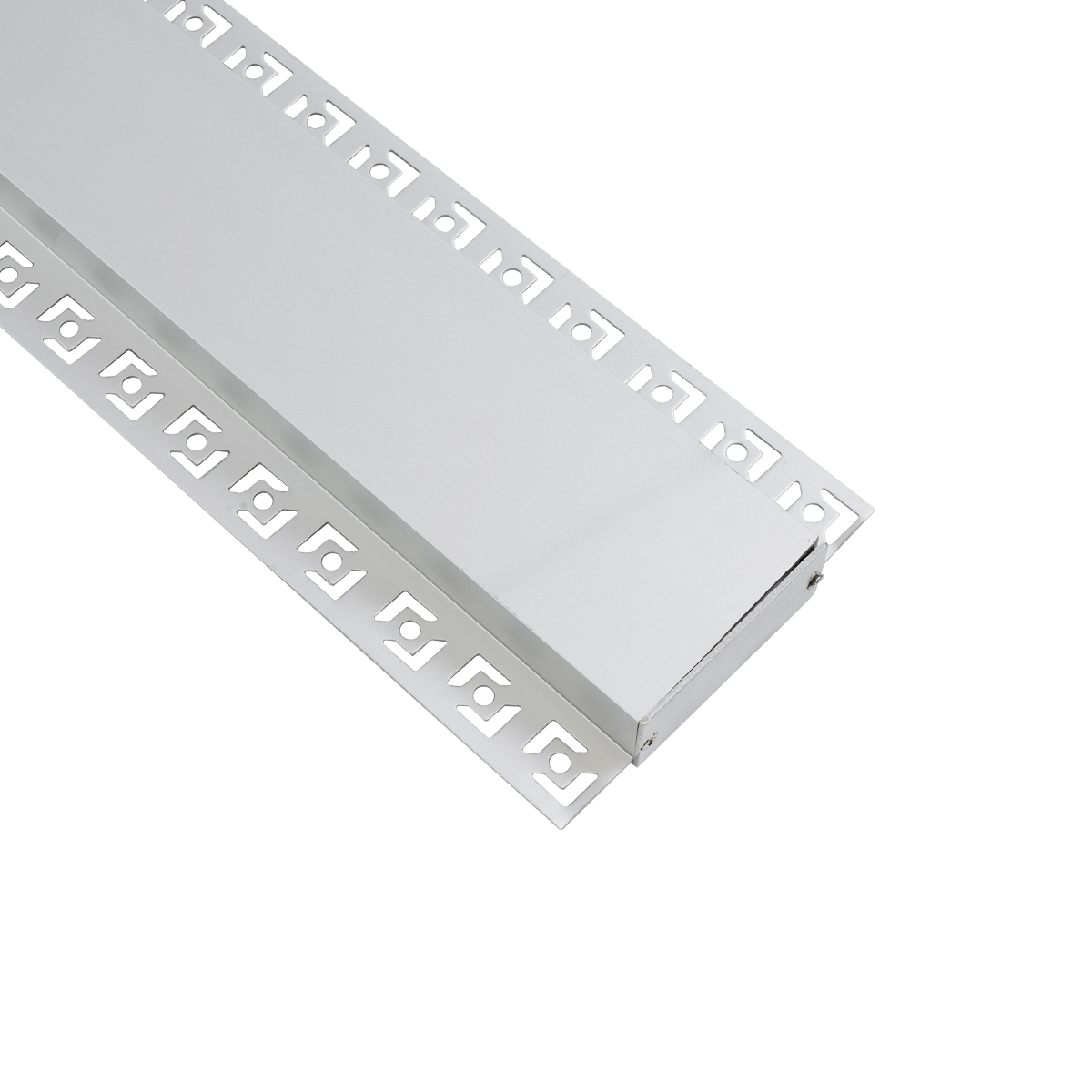 GloboStar® PLASTERBOARD-PROFILE 70862-3M Προφίλ Αλουμινίου - Βάση & Ψύκτρα Ταινίας LED με Λευκό Γαλακτερό Κάλυμμα - Χωνευτή Χρήση σε Γυψοσανίδα - Trimless - Πατητό Κάλυμμα - Ασημί - 3 Μέτρα - Πακέτο 5 Τεμαχίων - Μ300 x Π8.8 x Υ2cm - Image 4