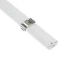 GLOBOSTAR® ALP-LINEAR CURBARIO 70863-1M Επιφανειακό Εύκαμπτο Προφίλ Αλουμινίου με Λευκό Γαλακτερό Πατητό Κάλυμμα για Ταινίες LED IP20 - Λευκό - Μ100 x Π1.7 x Υ0.5cm - Image 4