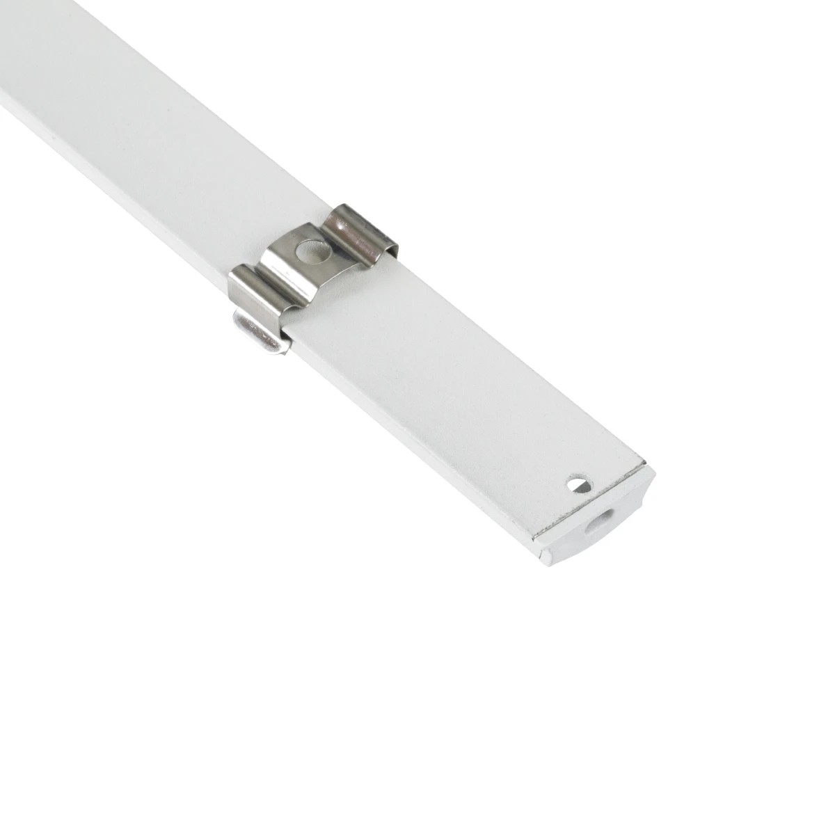 GLOBOSTAR® ALP-LINEAR CURBARIO 70863-1M Επιφανειακό Εύκαμπτο Προφίλ Αλουμινίου με Λευκό Γαλακτερό Πατητό Κάλυμμα για Ταινίες LED IP20 - Λευκό - Μ100 x Π1.7 x Υ0.5cm - Image 4