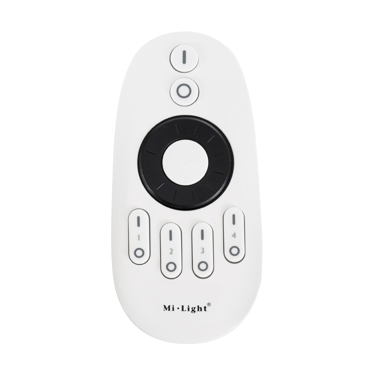 GloboStar® 71402 FUT006 Mi-Light Ασύρματο Χειριστήριο RF 2.4Ghz 4 Group για όλα τα Μονόχρωμα & CCT Mi-BOXER Controller DC 3V 2 x AAA - IP20 Λευκό Μ10.8 x Π5.4 x Υ2cm - 5 Years Warranty