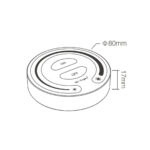 GloboStar® 71403 FUT087-B Mi-Light Ασύρματο Χειριστήριο Αφής RF 2.4Ghz για όλα τα Μονόχρωμα Mi-BOXER Controller DC 3V 2 x AAA - IP20 Μαύρο Φ8 x Υ1.8cm - 5 Years Warranty - Image 12