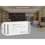 GloboStar® 71429 PA5 Mi-BOXER DC Power & Signal High Speed Amplifier Ενισχυτής Ισχύος & Σήματος Υψηλών Ταχυτήτων 5 Καναλιών DC 12-24V 5 x 6A 144W - Max 15A 360W - IP20 RGBW+WW Μ11.4 x Π4.9 x Υ2.8cm - 5 Years Warranty - Image 12