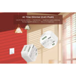 GloboStar® 71432 TRI-C1 Mi-BOXER AC Triac & RF 2.4Ghz & Push Dimmer 1 Καναλιού AC 100-240V 1 x 1.36A 300W - Max 1.36A 300W - IP20 Μ5 x Π5 x Υ2.3cm - 5 Years Warranty - Image 9