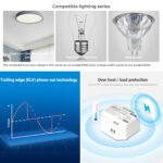 GloboStar® 71432 TRI-C1 Mi-BOXER AC Triac & RF 2.4Ghz & Push Dimmer 1 Καναλιού AC 100-240V 1 x 1.36A 300W - Max 1.36A 300W - IP20 Μ5 x Π5 x Υ2.3cm - 5 Years Warranty - Image 10