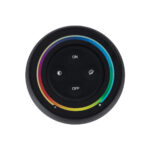 GloboStar® 71434 S2-B Mi-Light Ασύρματο Χειριστήριο Αφής RF 2.4Ghz για όλα τα RGBW+WW Mi-BOXER Controller DC 3V 2 x AAA - IP20 Μαύρο Φ7 x Υ2.5cm - 5 Years Warranty - Image 2