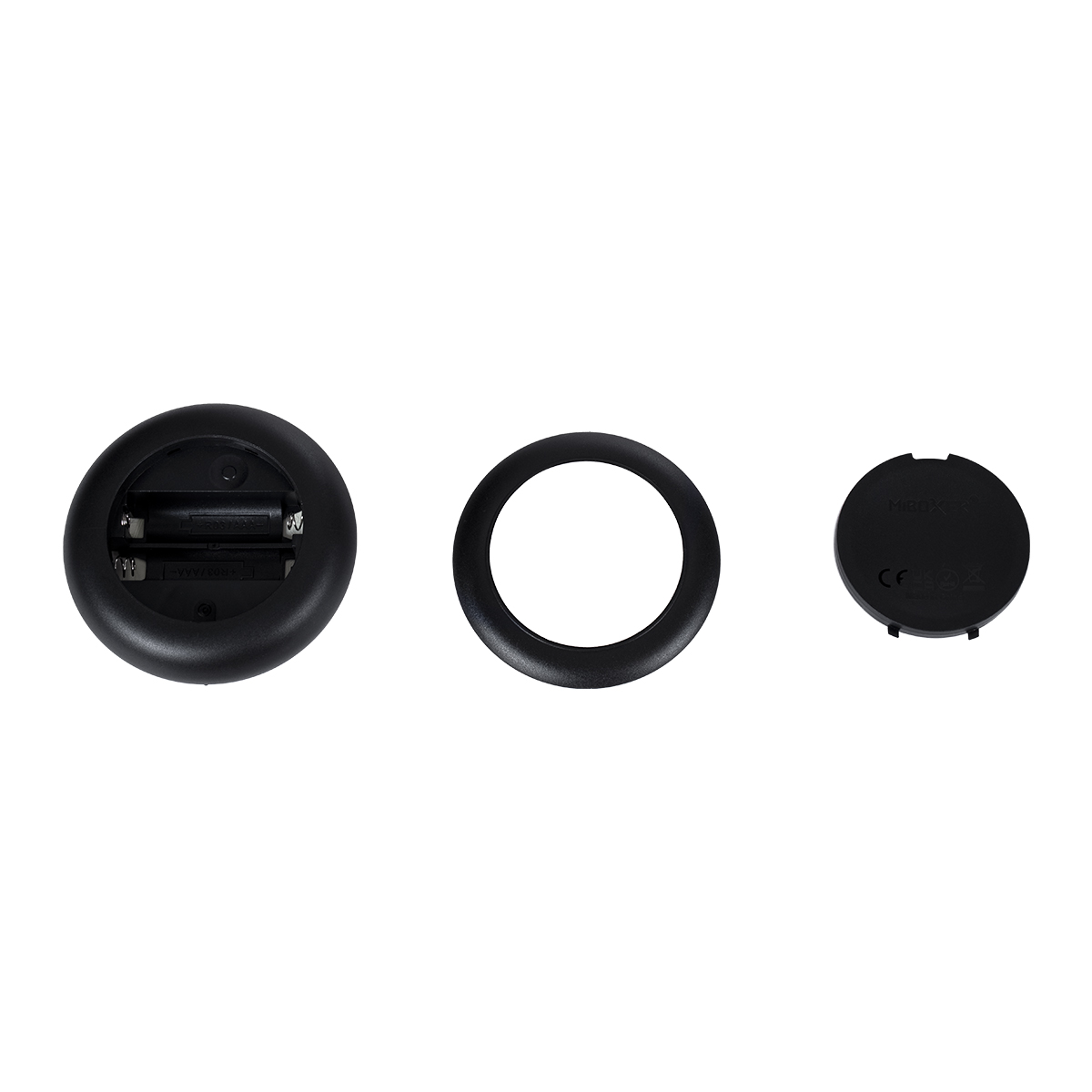 GloboStar® 71434 S2-B Mi-Light Ασύρματο Χειριστήριο Αφής RF 2.4Ghz για όλα τα RGBW+WW Mi-BOXER Controller DC 3V 2 x AAA - IP20 Μαύρο Φ7 x Υ2.5cm - 5 Years Warranty - Image 5