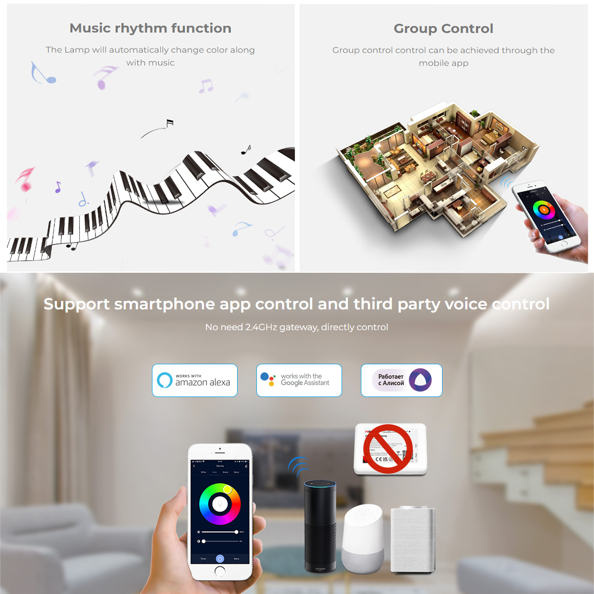 GloboStar® 71439 WL3-P75V24 Mi-BOXER DC Smart Wifi & RF 2.4Ghz & Push Dimming Power Supply Τροφοδοτικό SELV & Controller / Dimmer All in One 3 Καναλιών AC100-240V σε DC 24V 3 x 0.6A 14.4W - Max 3A 75W - IP20 RGB Μ19 x Π5.5 x Υ3.2cm - 5 Years Warranty - Image 11