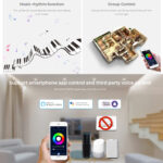 GloboStar® 71441 WL5-P75V24 Mi-BOXER DC Smart Wifi & RF 2.4Ghz Power Supply Τροφοδοτικό SELV & Controller / Dimmer All in One 5 Καναλιών AC100-240V σε DC 24V 5 x 0.6A 14.4W - Max 3A 75W - IP20 RGBW+WW Μ19 x Π5.5 x Υ3.2cm - 5 Years Warranty - Image 11