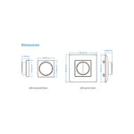 GloboStar® 71443 K1 Mi-BOXER Ασύρματο Επιτοίχιο Χειριστήριο Dimmer RF 2.4Ghz για όλα τα Μονόχρωμα Mi-BOXER Controller DC 3V 1 x CR2032 - IP20 Λευκό Μ8.5 x Π8.5 x Υ2.5cm - 5 Years Warranty - Image 10