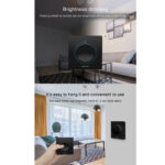 GloboStar® 71444 K1-B Mi-BOXER Ασύρματο Επιτοίχιο Χειριστήριο Dimmer RF 2.4Ghz για όλα τα Μονόχρωμα Mi-BOXER Controller DC 3V 1 x CR2032 - IP20 Μαύρο Μ8.5 x Π8.5 x Υ2.5cm - 5 Years Warranty - Image 9