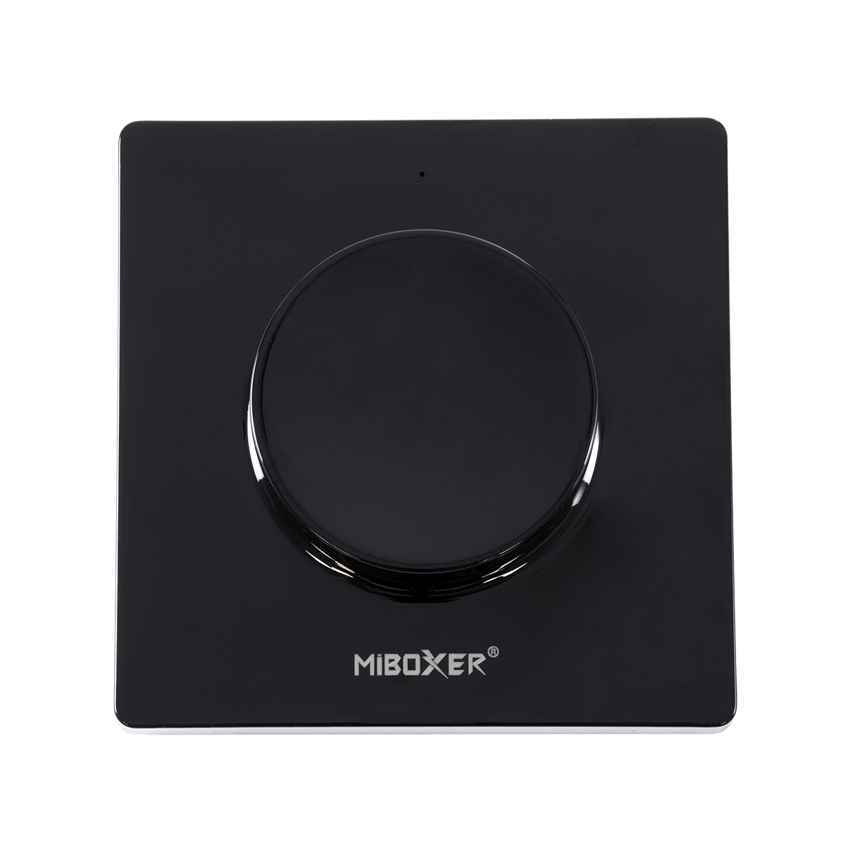GloboStar® 71444 K1-B Mi-BOXER Ασύρματο Επιτοίχιο Χειριστήριο Dimmer RF 2.4Ghz για όλα τα Μονόχρωμα Mi-BOXER Controller DC 3V 1 x CR2032 - IP20 Μαύρο Μ8.5 x Π8.5 x Υ2.5cm - 5 Years Warranty - Image 2