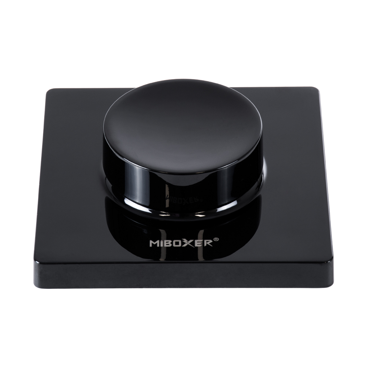 GloboStar® 71444 K1-B Mi-BOXER Ασύρματο Επιτοίχιο Χειριστήριο Dimmer RF 2.4Ghz για όλα τα Μονόχρωμα Mi-BOXER Controller DC 3V 1 x CR2032 - IP20 Μαύρο Μ8.5 x Π8.5 x Υ2.5cm - 5 Years Warranty - Image 3