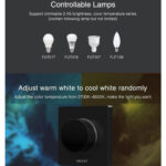 GloboStar® 71444 K1-B Mi-BOXER Ασύρματο Επιτοίχιο Χειριστήριο Dimmer RF 2.4Ghz για όλα τα Μονόχρωμα Mi-BOXER Controller DC 3V 1 x CR2032 - IP20 Μαύρο Μ8.5 x Π8.5 x Υ2.5cm - 5 Years Warranty - Image 7