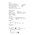 GloboStar® 71447 D3-L SKYDANCE DC DMX & RDM Dimmer High Speed Controller / Decoder 3 Καναλιών DC 12-24V 3 x 6A 144W - Max 18.5A 432W - IP20 Μ17 x Π5 x Υ2.5cm - 5 Years Warranty - Image 5