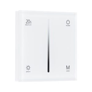 GloboStar® 71452 S1-T SKYDANCE AC Smart RF 2.4Ghz & Αφής - Touch Triac Dimming AC100-240V σε AC100-240V 1 x 1.5A 360W - Max 1.5A 360W - IP20 - Λευκό Σώμα - Μ8.5 x Π8.5 x Υ3.2cm - 5 Years Warranty