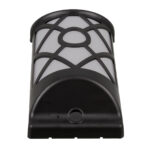 GloboStar® 71457 Αυτόνομο Ηλιακό Φωτιστικό Τοίχου Μαύρο LED SMD 3W 90lm με Ενσωματωμένη Μπαταρία 300mAh - Εφέ Φλόγας Flame Effect - Φωτοβολταϊκό Πάνελ με Αισθητήρα Ημέρας-Νύχτας IP65 Θερμό Λευκό 2200K - Image 3
