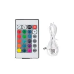 GLOBOSTAR® AQUAGLOW 71473 Μοντέρνο Φωτιστικό Κήπου Μπάλα με IR Ασύρματο Χειριστήριο LED 3W 240lm 360° DC 5V με USB-C με Επαναφορτιζόμενη Μπαταρία Li-ion 3.7V 2x18650 1400mAh Αδιάβροχο IP54 Πολύχρωμο RGBW Dimmable - Sanan SMD Chip - Γαλακτερό Λευκό - Μ15 x Π15 x Υ14cm - 2 Χρόνια Εγγύηση - Image 6