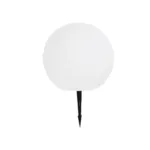 GLOBOSTAR® AQUAGLOW 71474 Μοντέρνο Φωτιστικό Κήπου Μπάλα με IR Ασύρματο Χειριστήριο LED 3W 240lm 360° DC 5V με USB-C με Ενσωματωμένο Φωτοβολταϊκό Panel 6V 1W & Επαναφορτιζόμενη Μπαταρία Li-ion 3.7V 2x18650 1400mAh Αδιάβροχο IP54 Πολύχρωμο RGBW Dimmable - Sanan SMD Chip - Γαλακτερό Λευκό - Μ25 x Π25 x Υ24cm - 2 Χρόνια Εγγύηση