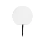 GLOBOSTAR® AQUAGLOW 71474 Μοντέρνο Φωτιστικό Κήπου Μπάλα με IR Ασύρματο Χειριστήριο LED 3W 240lm 360° DC 5V με USB-C με Ενσωματωμένο Φωτοβολταϊκό Panel 6V 1W & Επαναφορτιζόμενη Μπαταρία Li-ion 3.7V 2x18650 1400mAh Αδιάβροχο IP54 Πολύχρωμο RGBW Dimmable - Sanan SMD Chip - Γαλακτερό Λευκό - Μ25 x Π25 x Υ24cm - 2 Χρόνια Εγγύηση - Image 2
