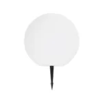 GLOBOSTAR® AQUAGLOW 71475 Μοντέρνο Φωτιστικό Κήπου Μπάλα με IR Ασύρματο Χειριστήριο LED 5W 400lm 360° DC 5V με USB-C με Ενσωματωμένο Φωτοβολταϊκό Panel 6V 1.5W & Επαναφορτιζόμενη Μπαταρία Li-ion 3.7V 3x18650 1800mAh Αδιάβροχο IP54 Πολύχρωμο RGBW Dimmable - Sanan SMD Chip - Γαλακτερό Λευκό - Μ35 x Π35 x Υ34cm - 2 Χρόνια Εγγύηση - Image 2